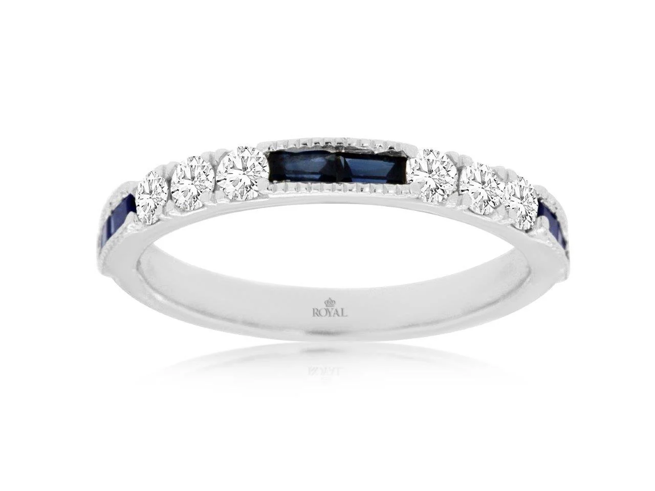Sapphire and Diamond Band