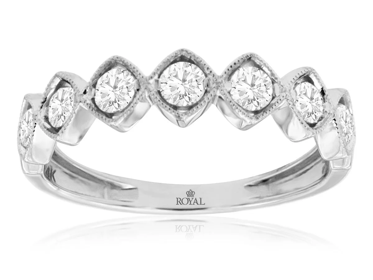 White Gold Diamond Band
