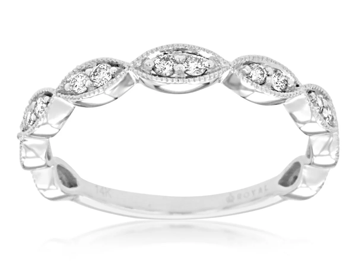 White Gold Diamond Band