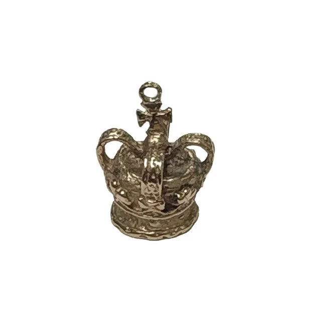 Vintage 9k Crown Charm