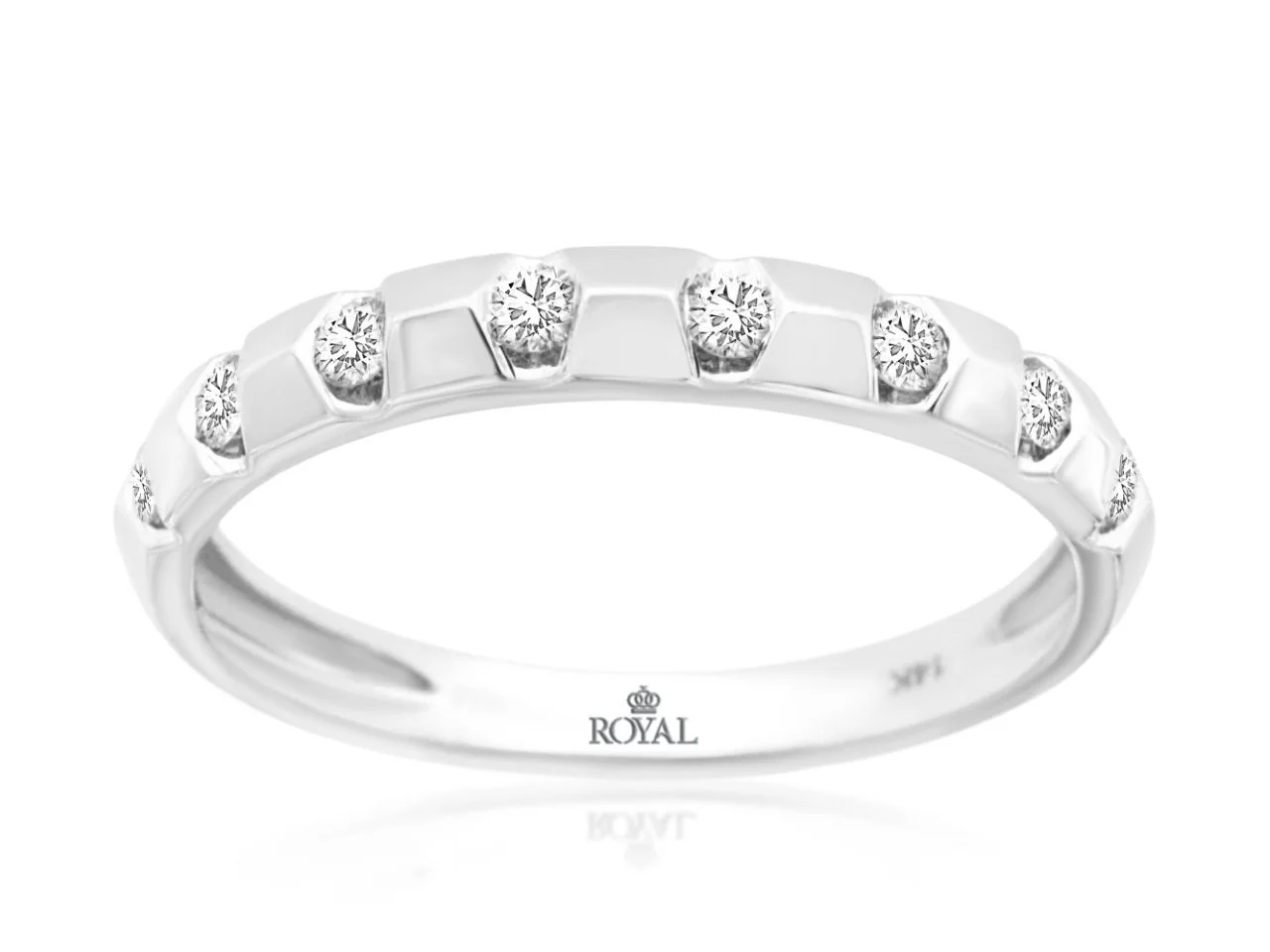 White Gold Diamond Band