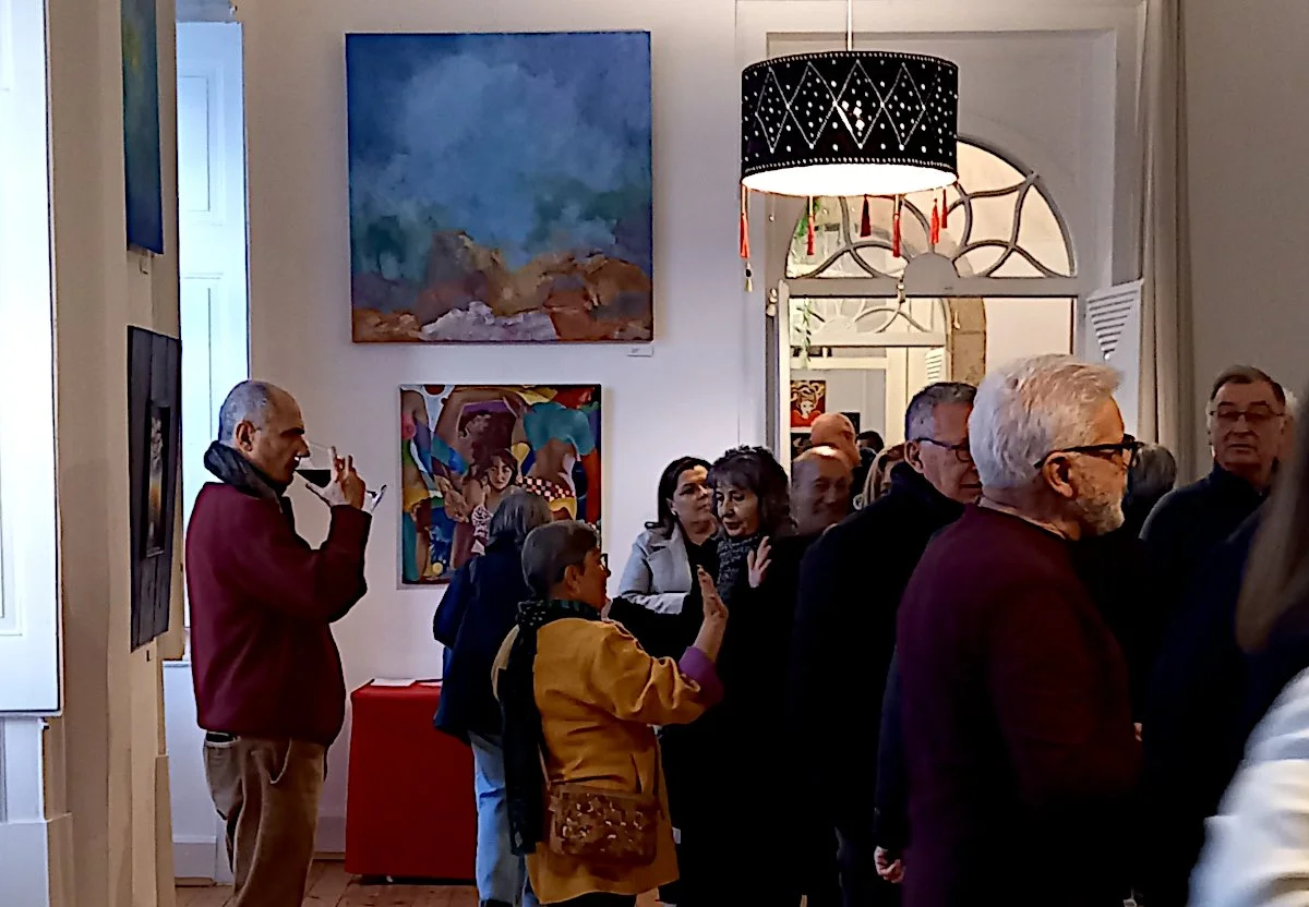 opening evening Open Exhibition at República14 in Olhão