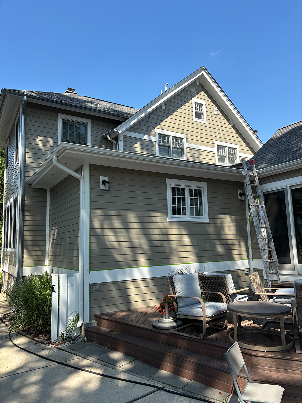 Western Springs Exterior Repainting & Door Staining