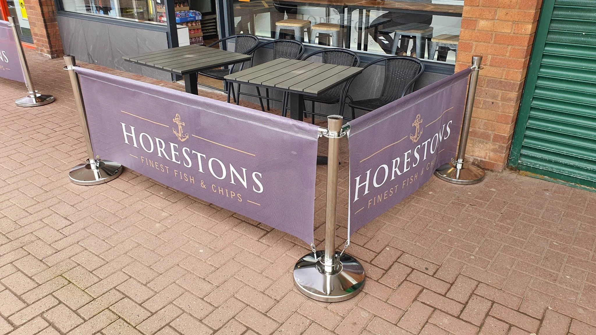 Printed Mesh Café Barriers for Businesses | The Complete UK Guide