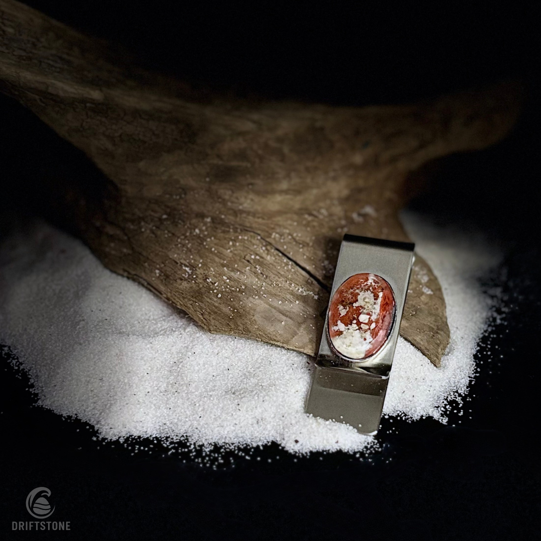 Coralwash Driftstone Money Clip