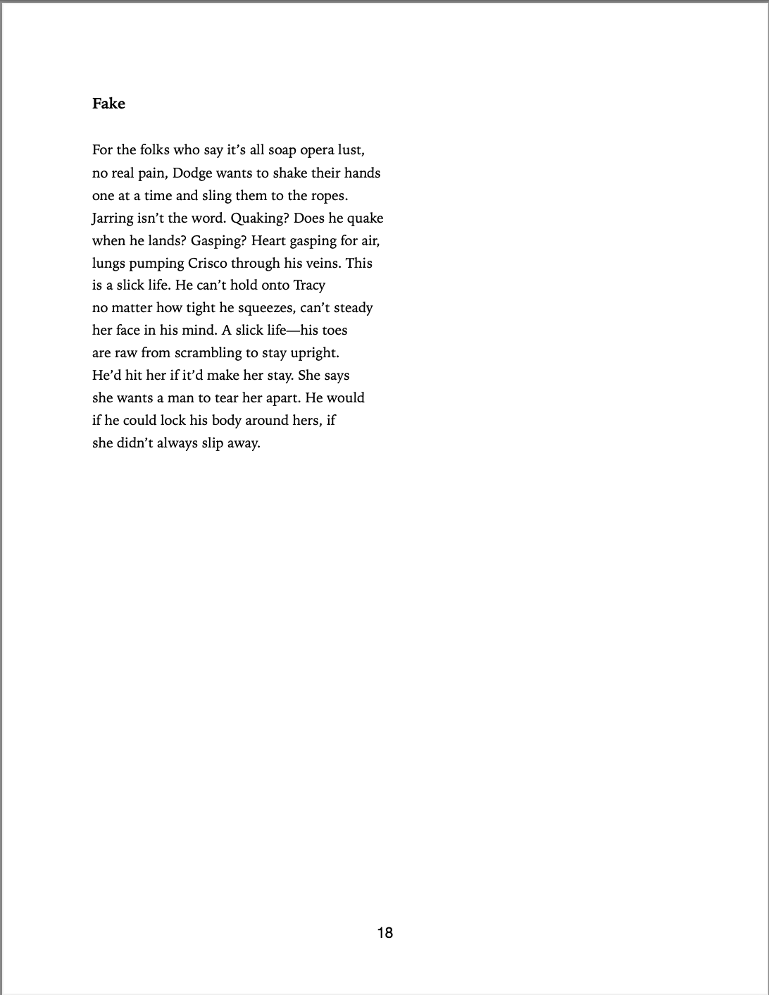 Fake - Poem by Carrie Meadows