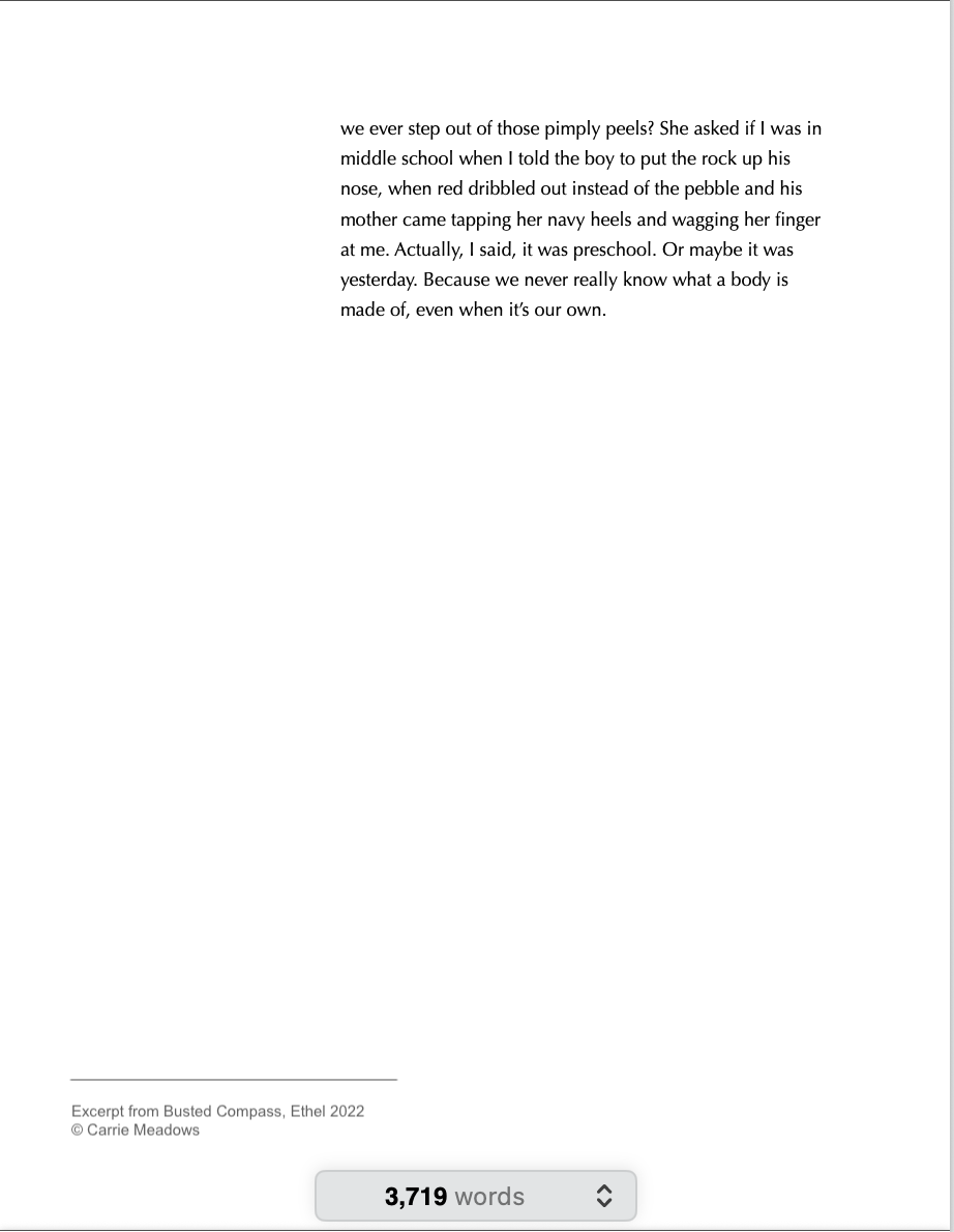 Particles I'm made of - Poem by Carrie Meadows