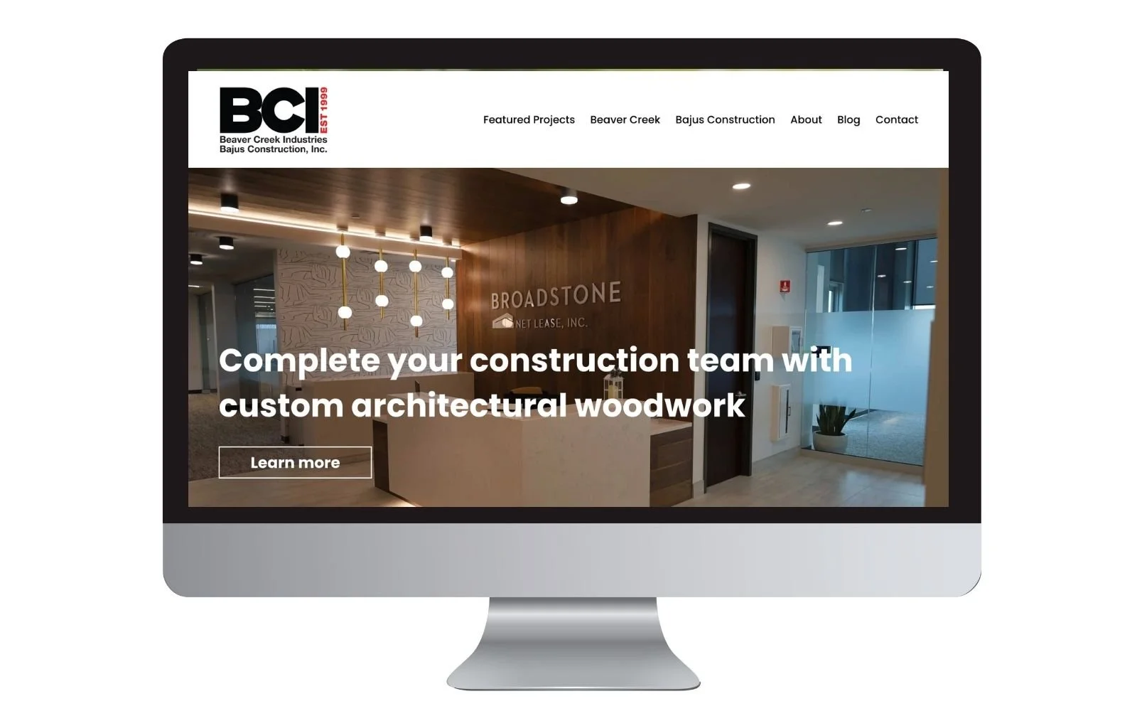 Beaver Creek Construction website