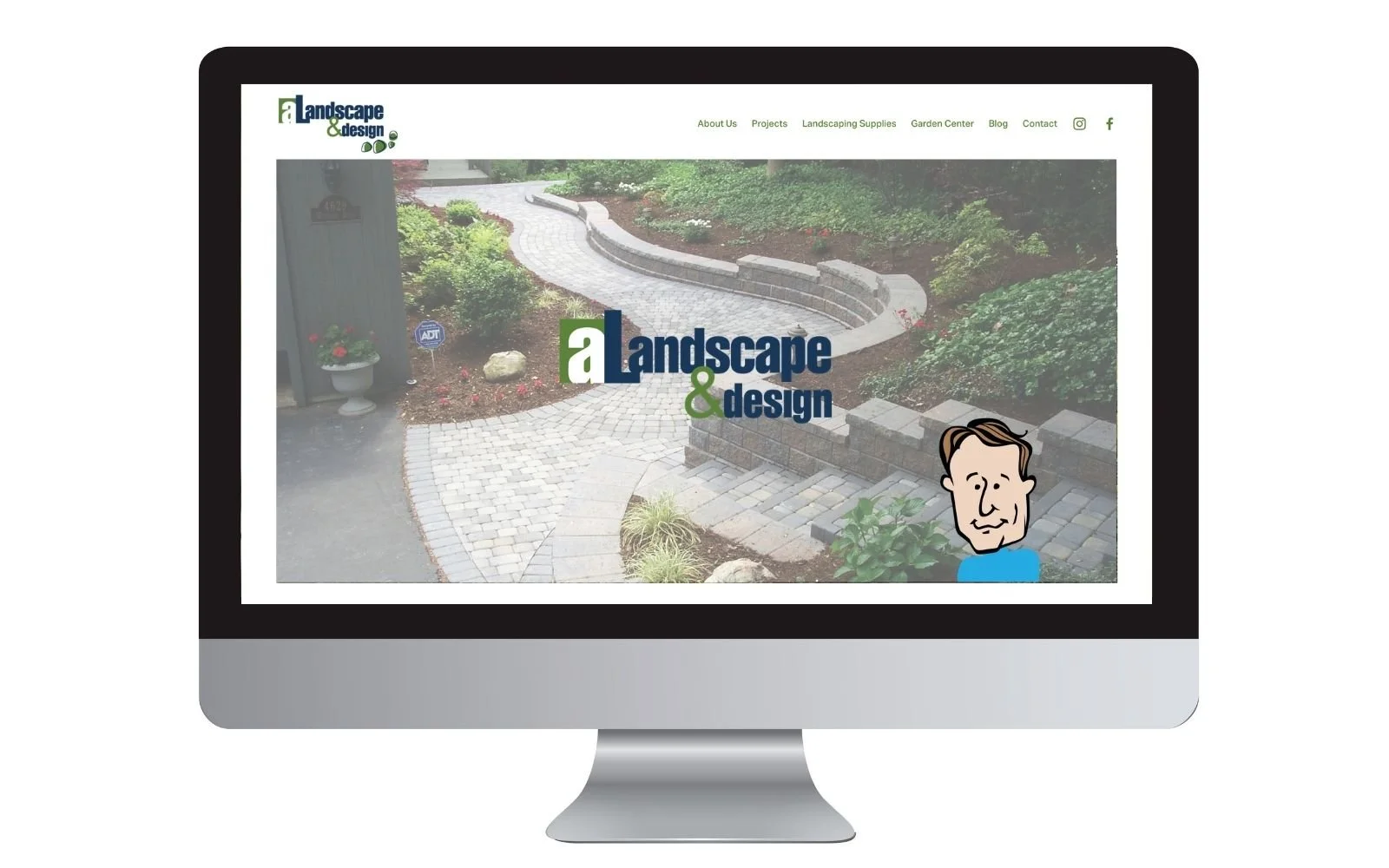 ALandscape and Design website homepage