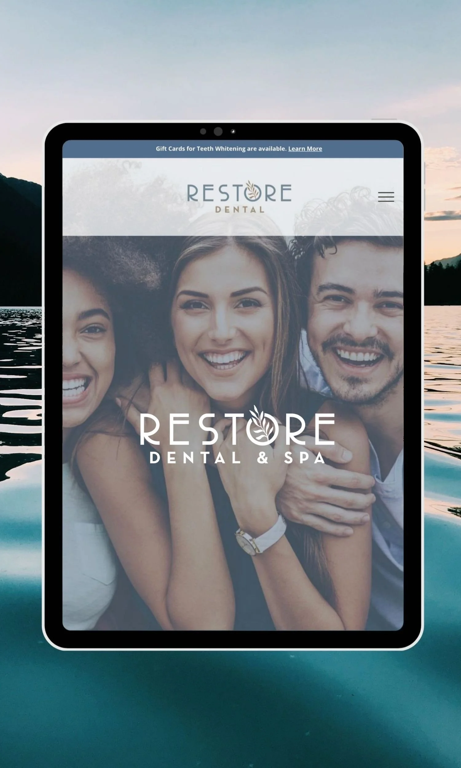 Restore Dental website by Monica Guilian Inc.