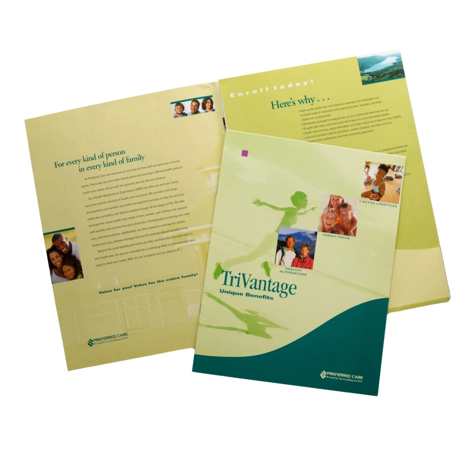 TriVantage printed informational booklet
