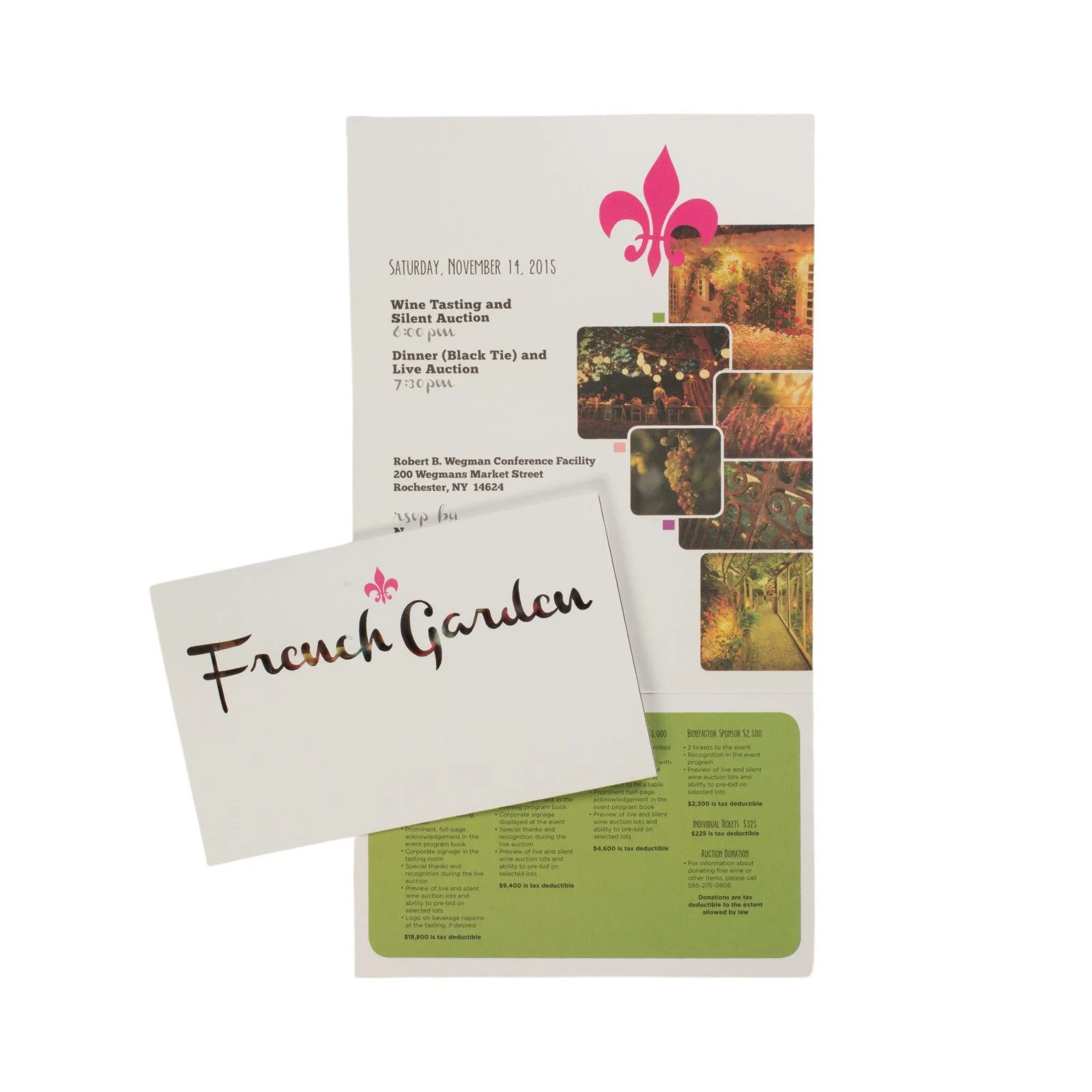 Event invitation with envelope