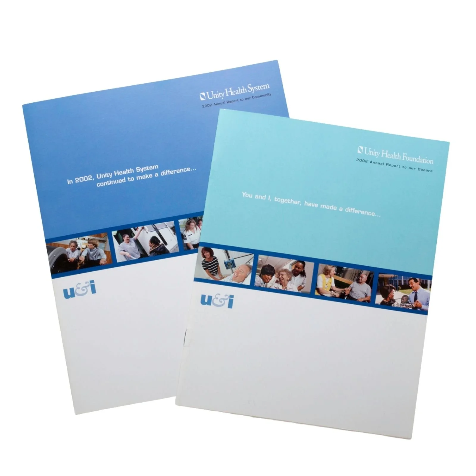 Printed annual reports in two colors