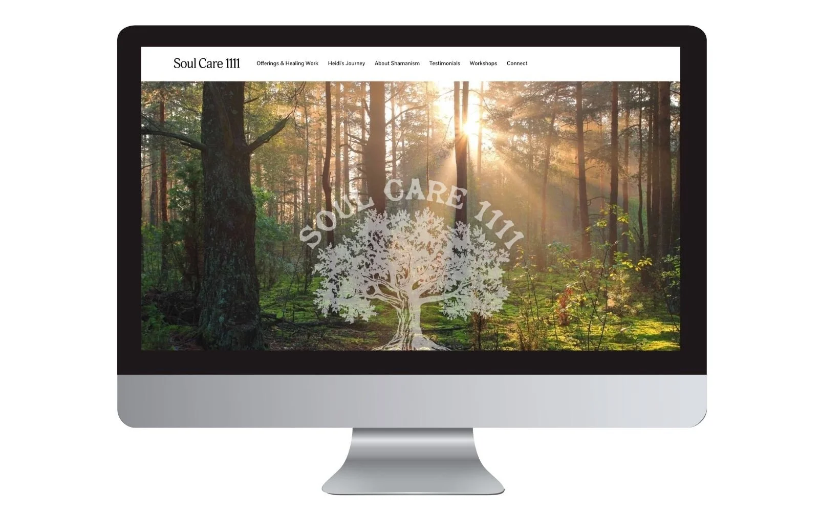 Soul Care 1111 website homepage