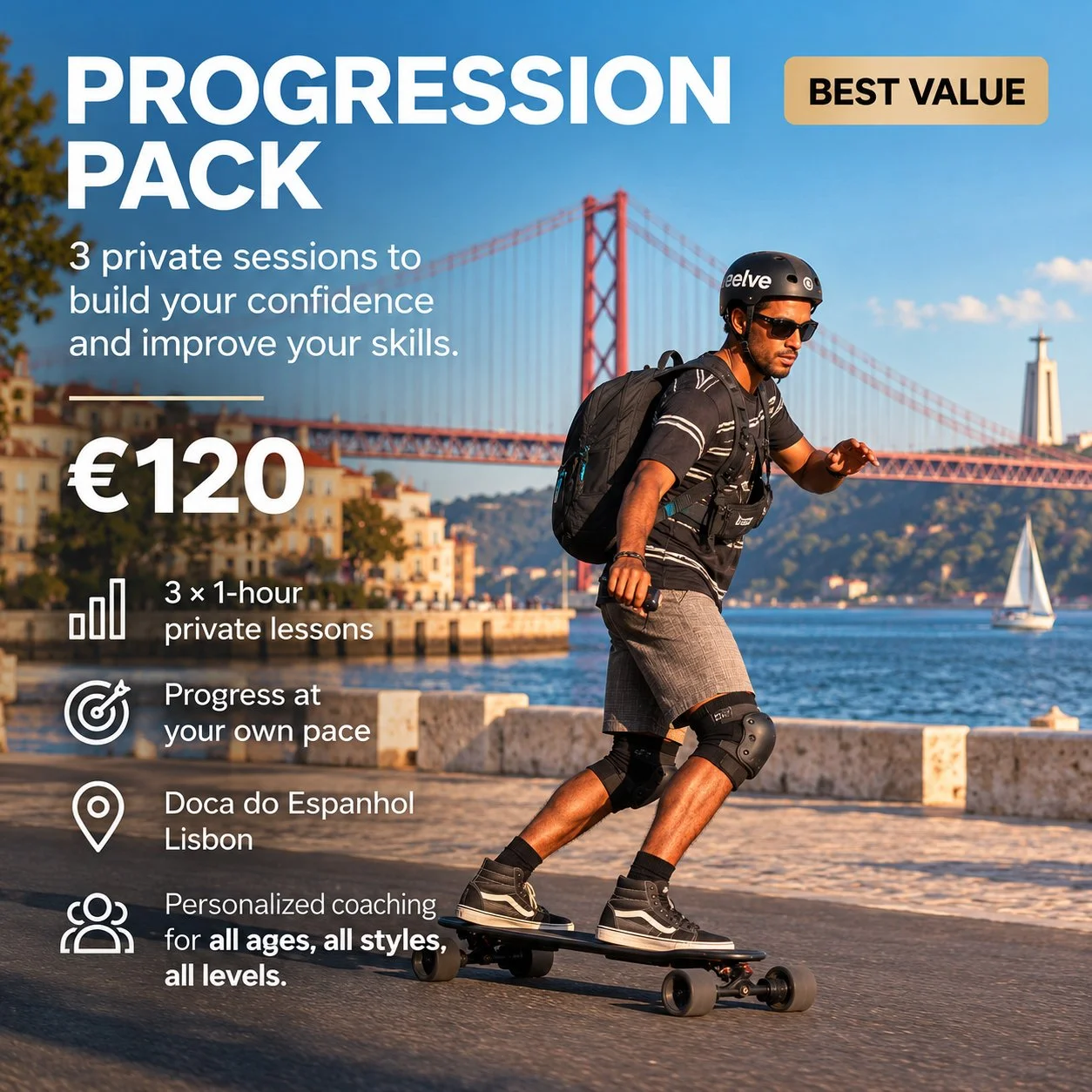 PROGRESSION PACK — 3 PRIVATE LESSONS
