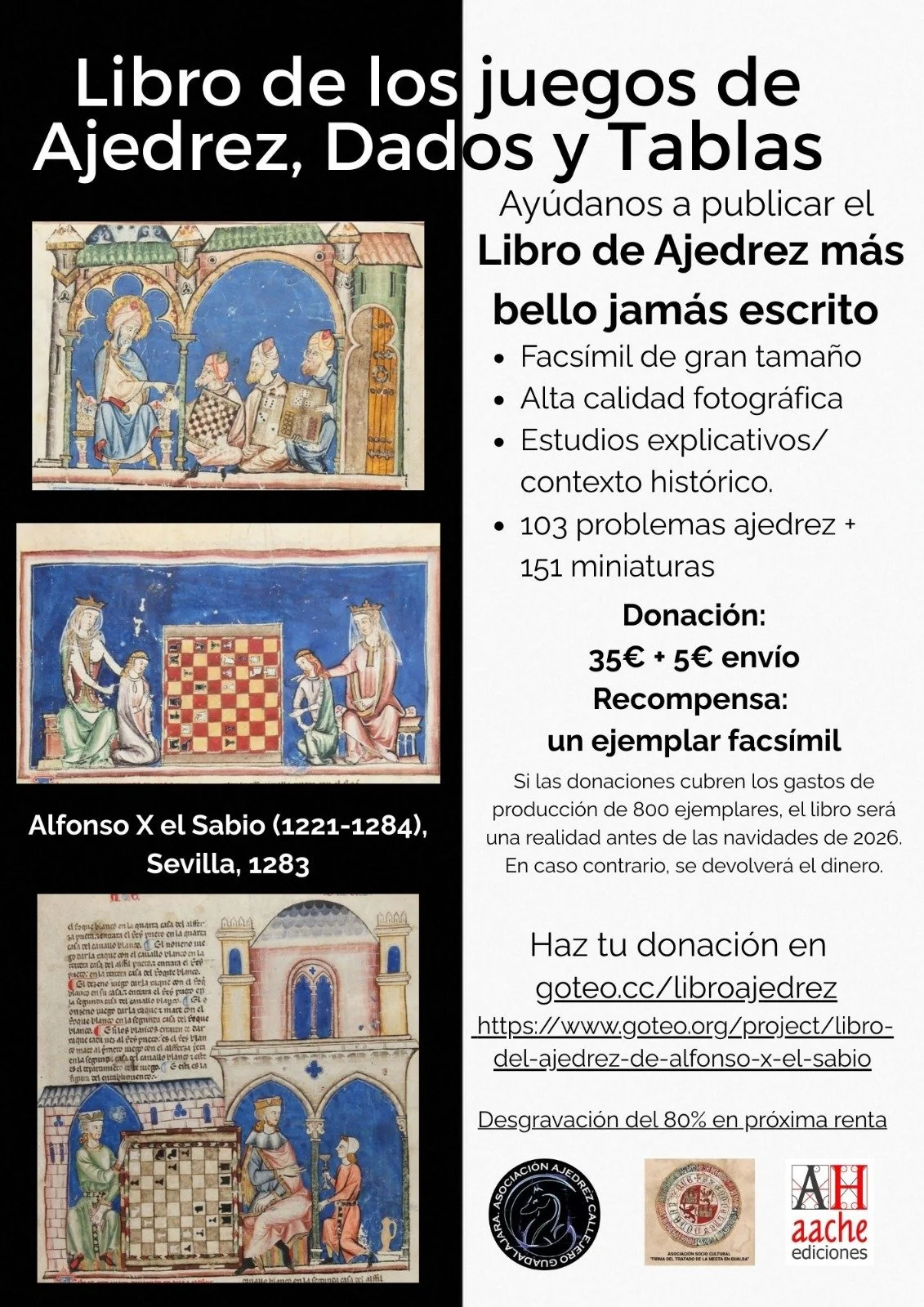 Campaña Crowdfunding “Libro de Ajedrez más bello jamás escrito” 