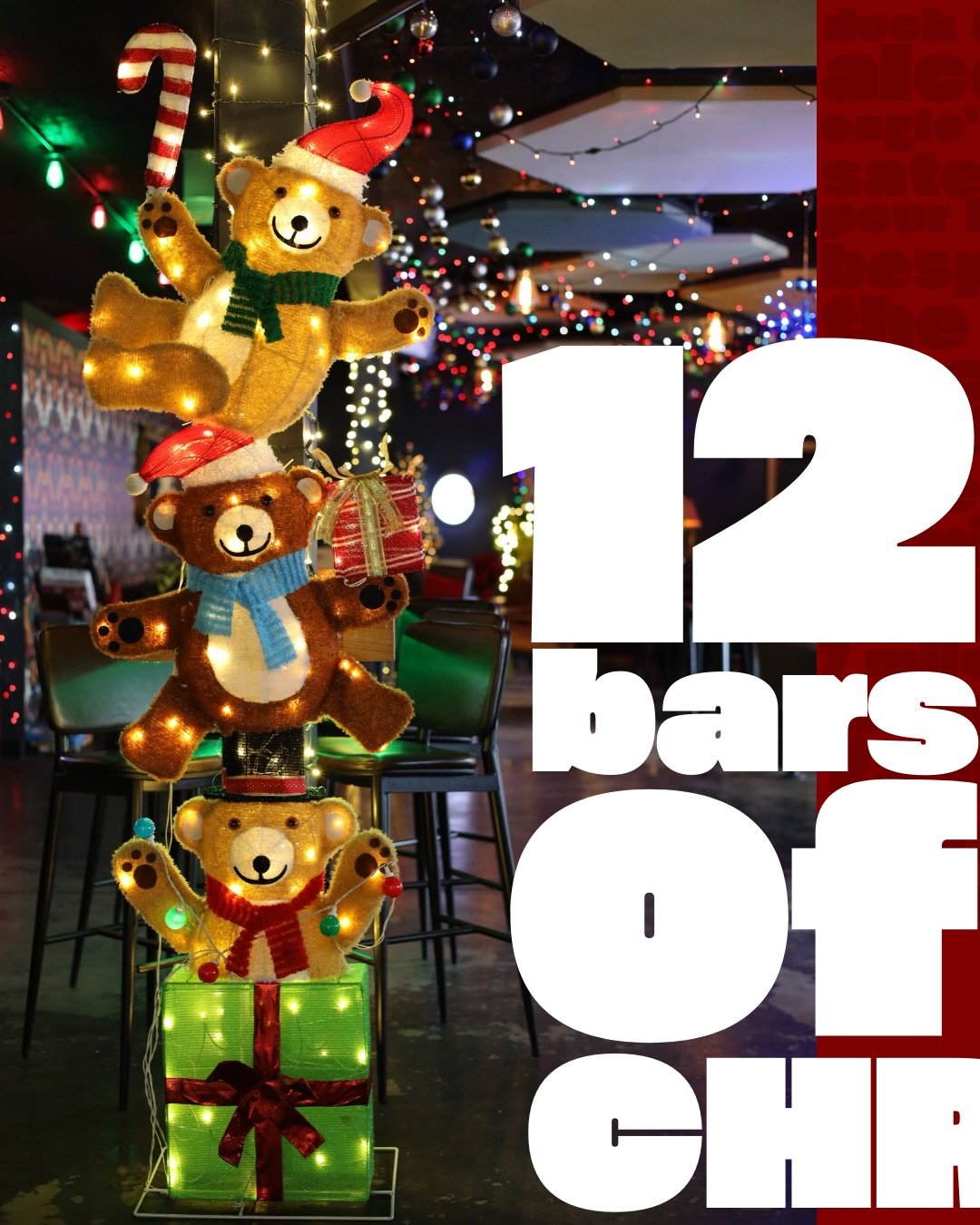 🎄🍻 12 Bars of Christmas kicks off December 10th! 
@theeaglesdare 
@theriftilm 
@alcovebeergarden 
@duck_and_dive_pub_ilm 
@satellitebarandlounge 
@pourhousewilm 
@bespoke.nc 
@capefearspiritsandbeer 
@theibisbar 
@sevenmilepost 
@whiskeytangofoxtro