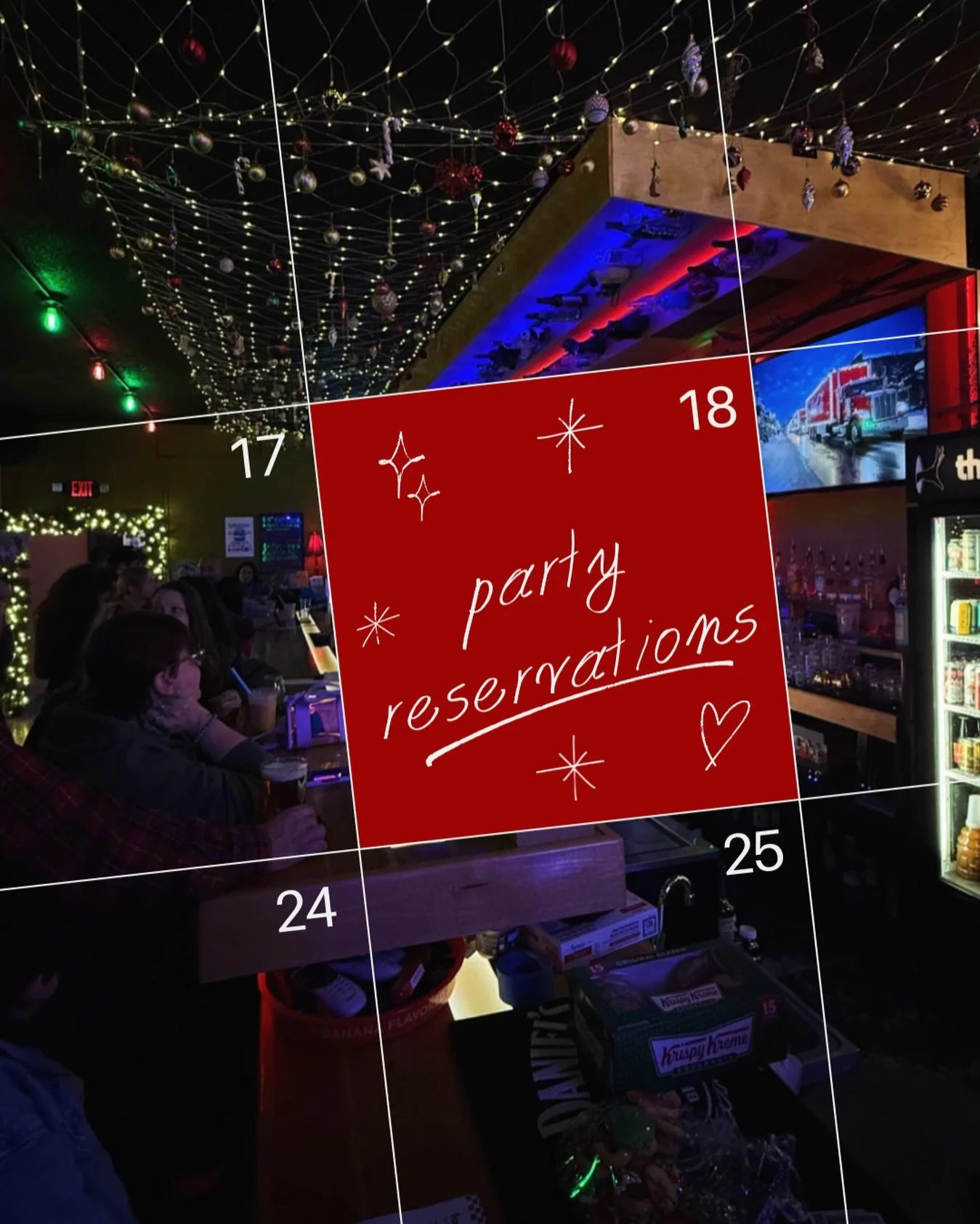 We&rsquo;ve been stoked to host so many holiday parties this season and would love to be staffed appropriately to assure the best service for the ones to come 🎄🎉 If you have a party of 20 or more, please email cheers@theriftilm.com! Cheers &amp; Ha