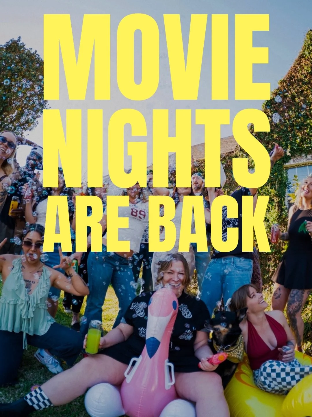 Tomorrow night kicks off the return of movie nights in the yard! 

Thursday-Sunday 
Special Pimento Cheese Rift Rolls
$4 Transfusions Special
