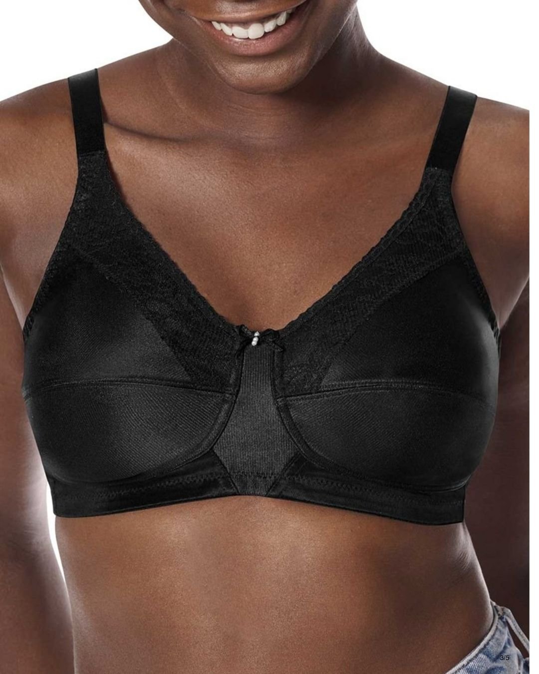 Nancy Wire-Free Bra - Black