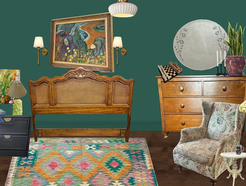Creating a Cozy Guestroom with Facebook Marketplace Finds
