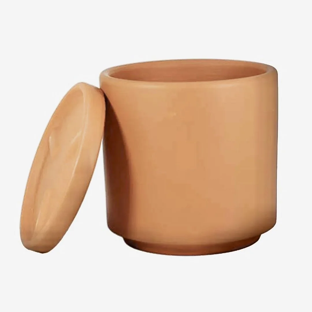 Clay Cylinder w/ Saucer (10in x 10in)