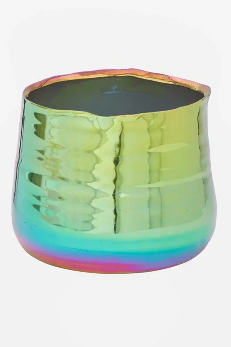 Tegan Iridescent Pot 6"x6.15"