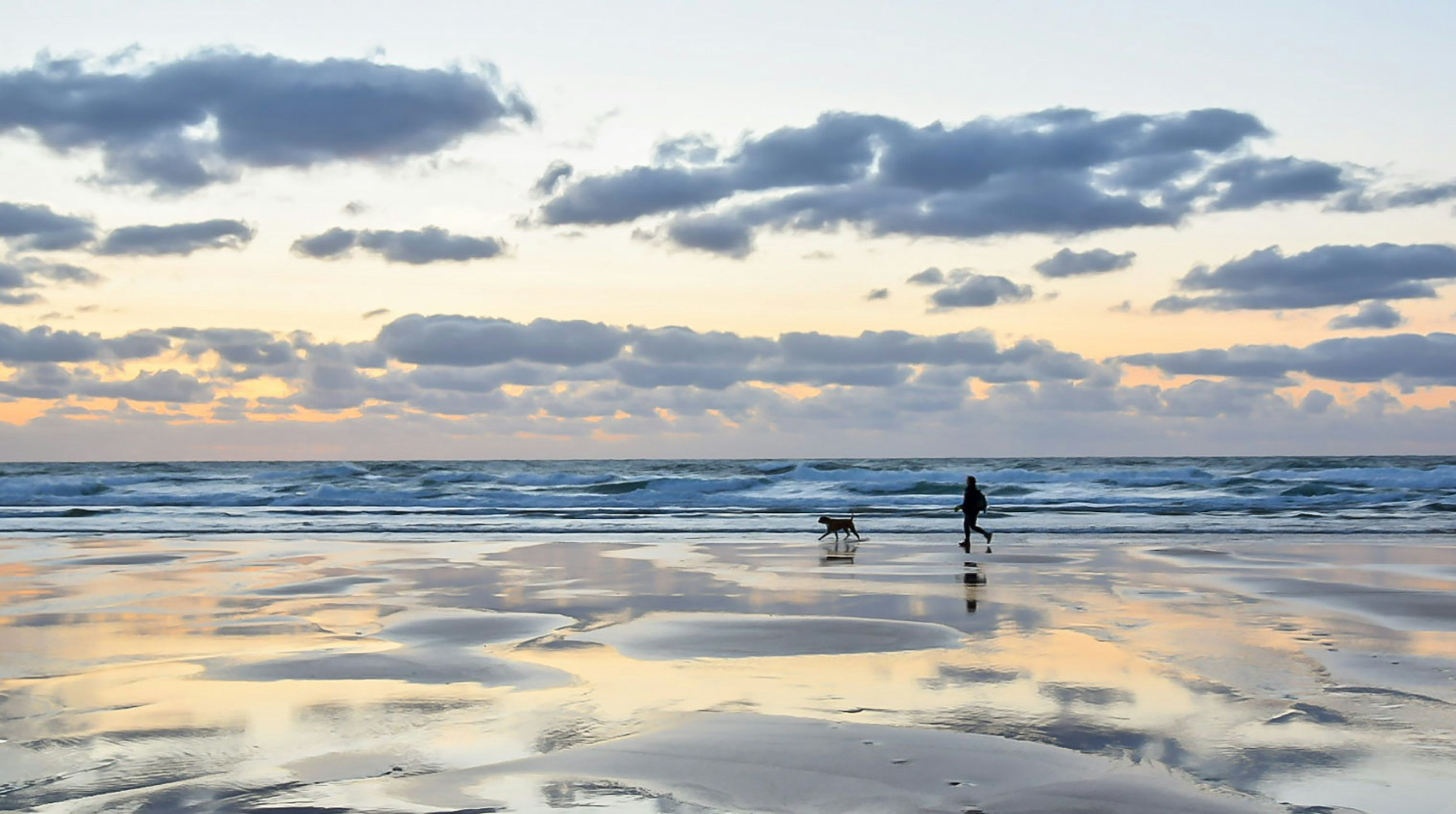 Cornwall beach walk