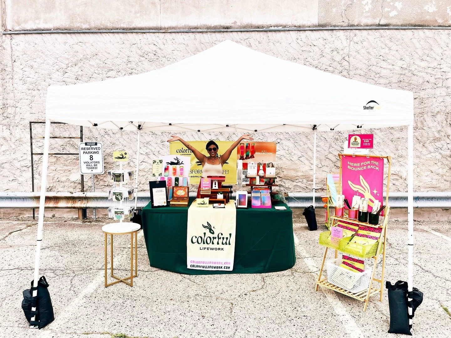 I just did my first tented pop-up and I feel so accomplished! Despite the heat and rain, sales still happened and I&rsquo;m even more motivated to do another one. So excited!