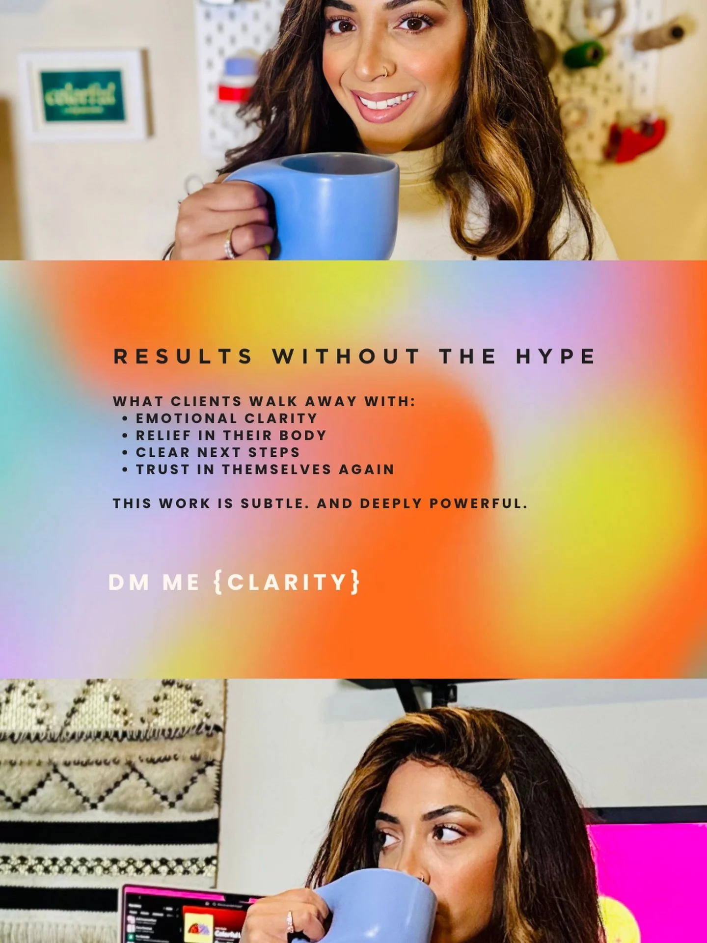 I&rsquo;ll just leave this right here because there&rsquo;s no need to hype up a service that will truly change your life, 

#embodimentcoach #embodiment #discoverycall #lifecoach