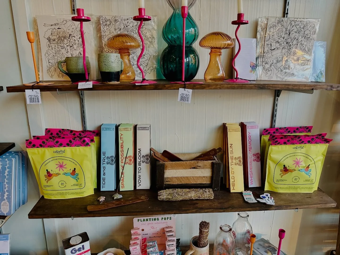 I&rsquo;m so thankful to have my whole product line at @paperishmess in West Town! Please support and visit, and see my product come to life before your eyes. 

#shoplocal #smallbusiness #craftshop #incense #crafts