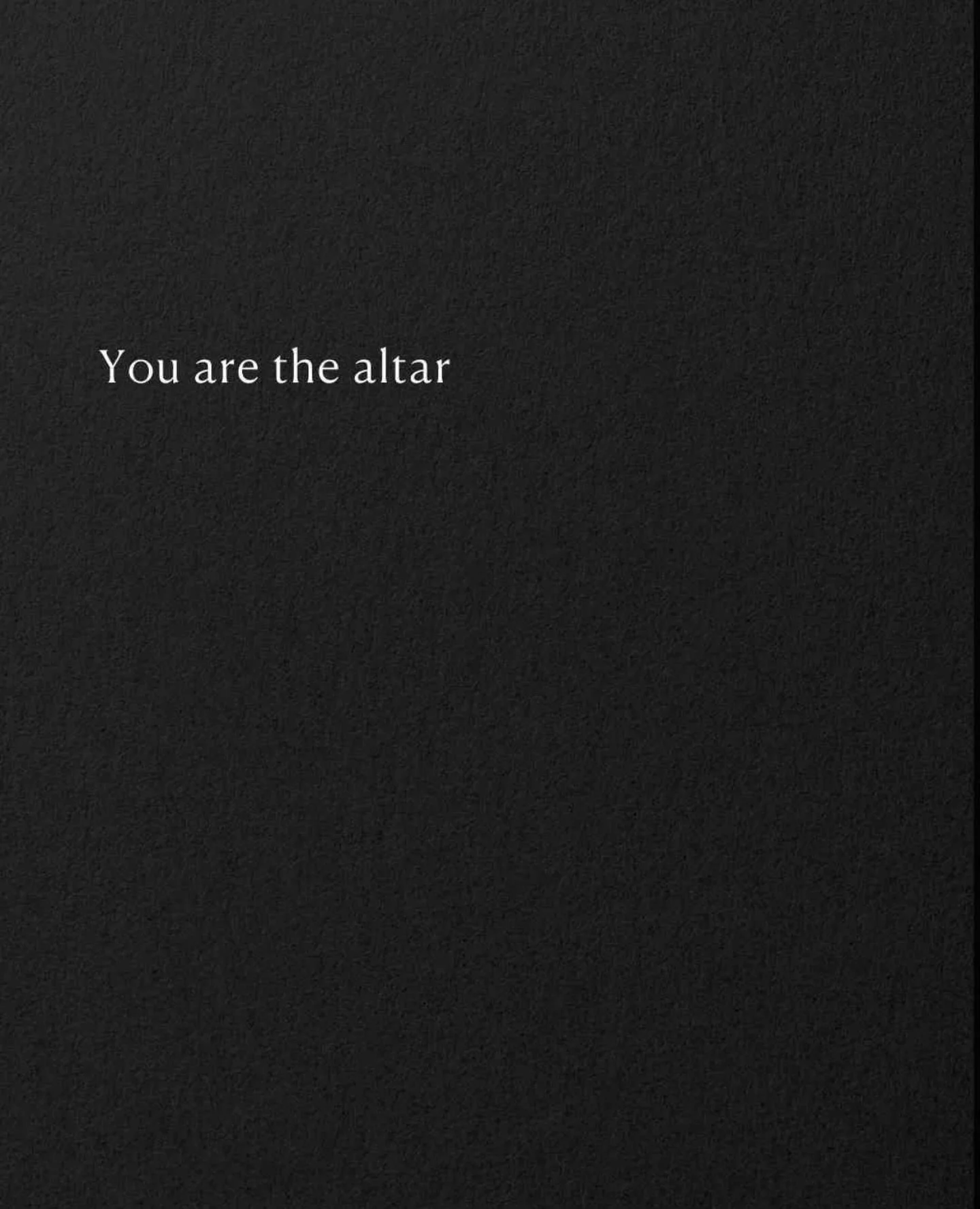 You remember you are home.

#embodiment