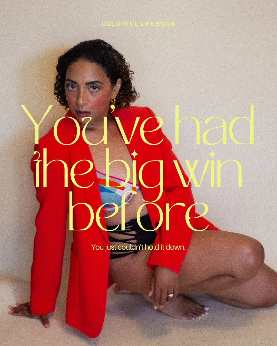 If you keep losing the win after you get it, it's not the strategy. It's your system.

Here's what my clients did when they stopped struggling their way through success and regulated their nervous systems first:

One raised her prices and didn't spir