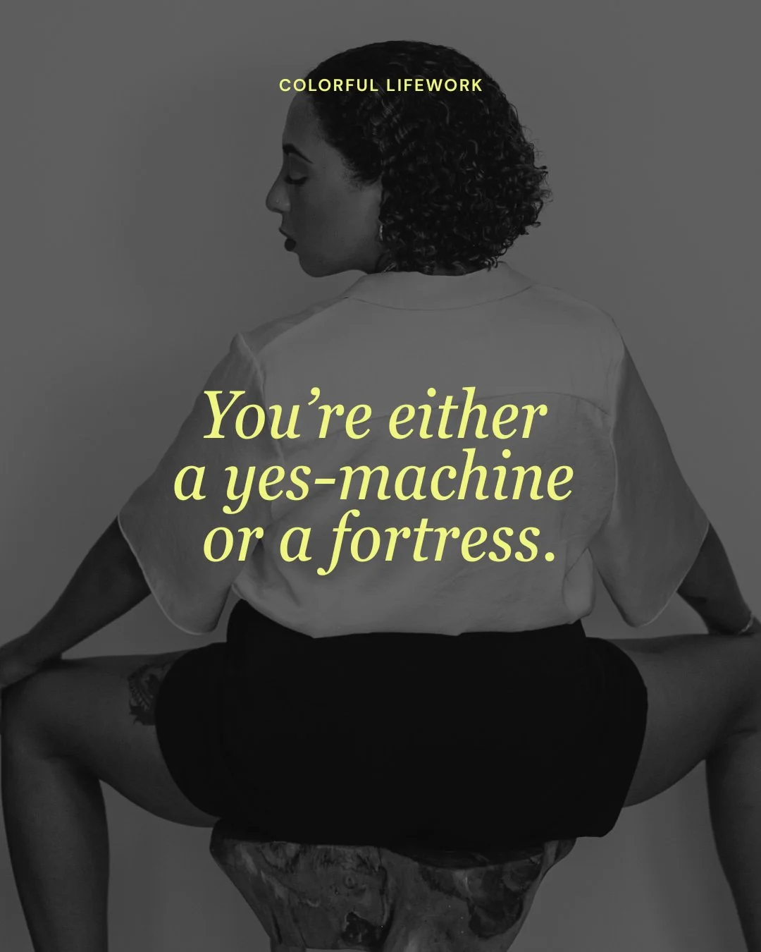 Neuro-Spicy professionals, you're either a yes-machine or a fortress. Both will cost you your career.

The yes-sayer burns out, resents her clients, and quits. The fortress isolates, loses referrals, and wonders why no one wants to work with her.

Th