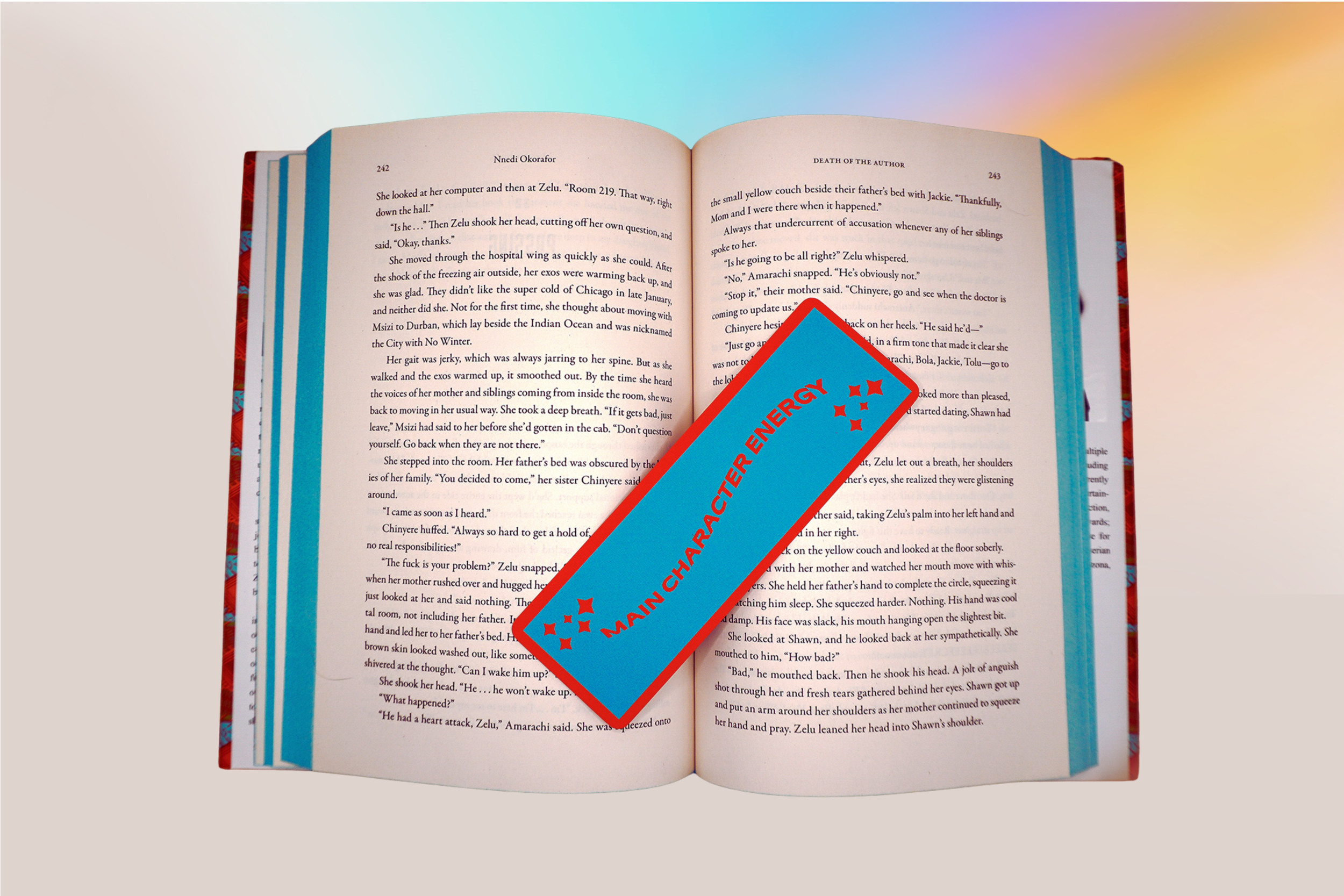 Main Character Energy bookmark