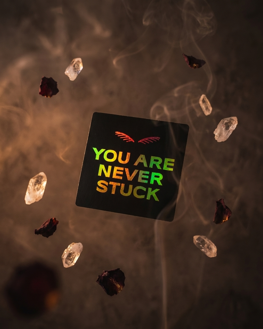 Never stuck sticker