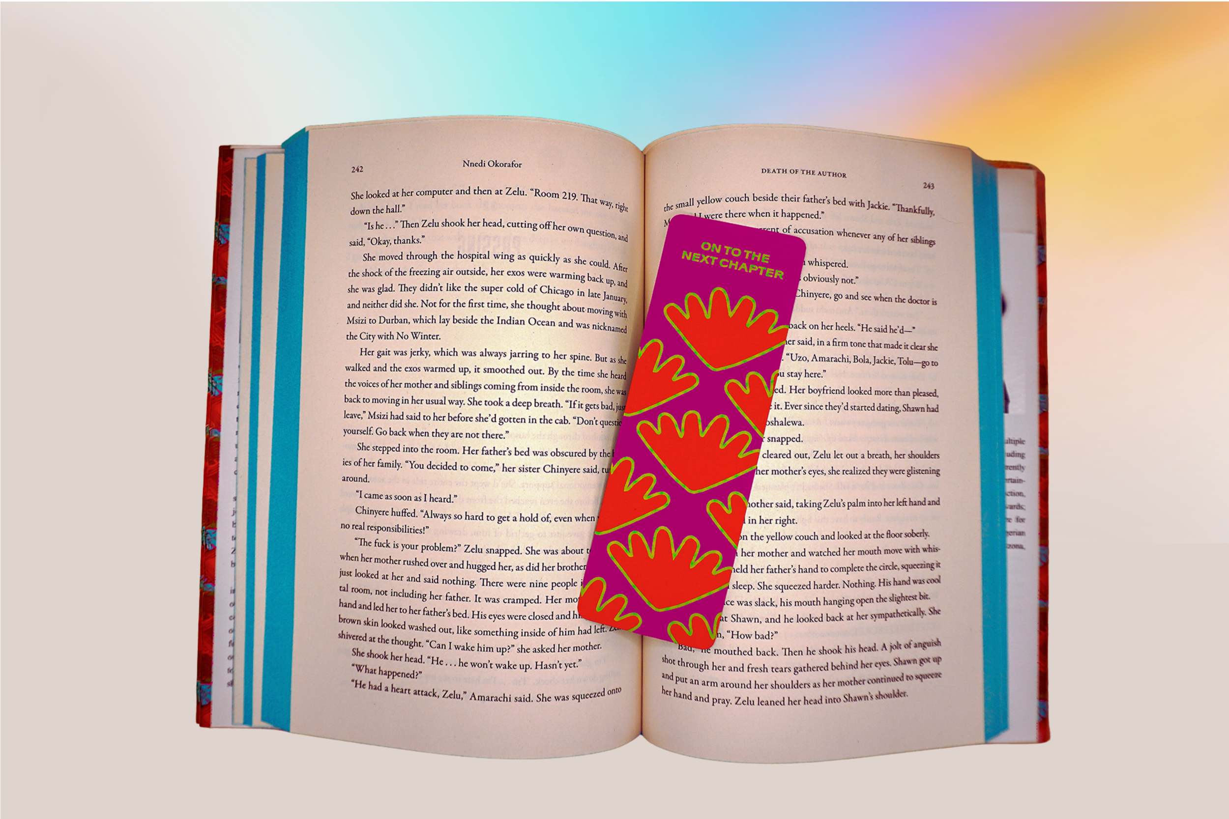 On to the Next Chapter bookmark