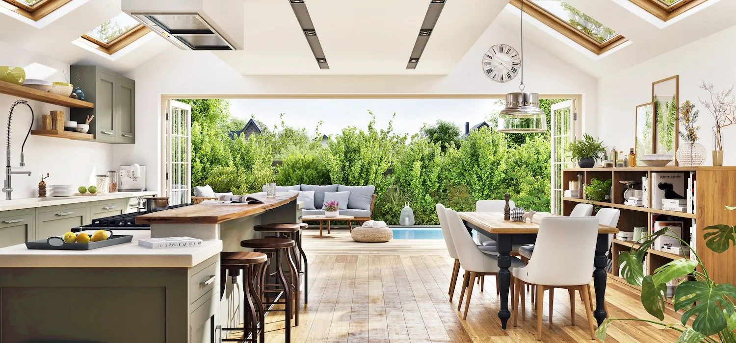 Indoor-Outdoor Kitchen Design