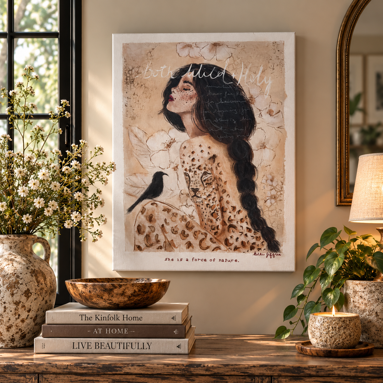 Warm Boho Gallery Shelf Vignette.png