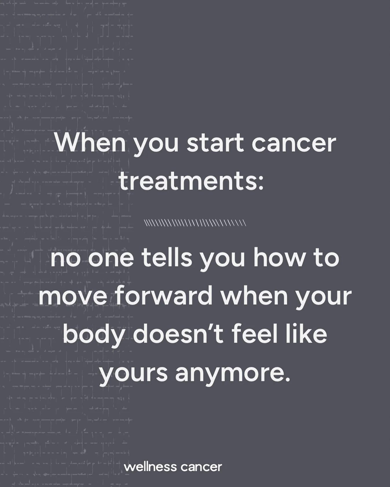 It&rsquo;s not just the chemo, or the surgery&hellip;or 6 weeks of daily radiation&hellip; 
 It&rsquo;s the mental gymnastics of trying to act like you&rsquo;re okay when (actually) you&rsquo;re terrified😞 
 It&rsquo;s the fact that your oncologist 
