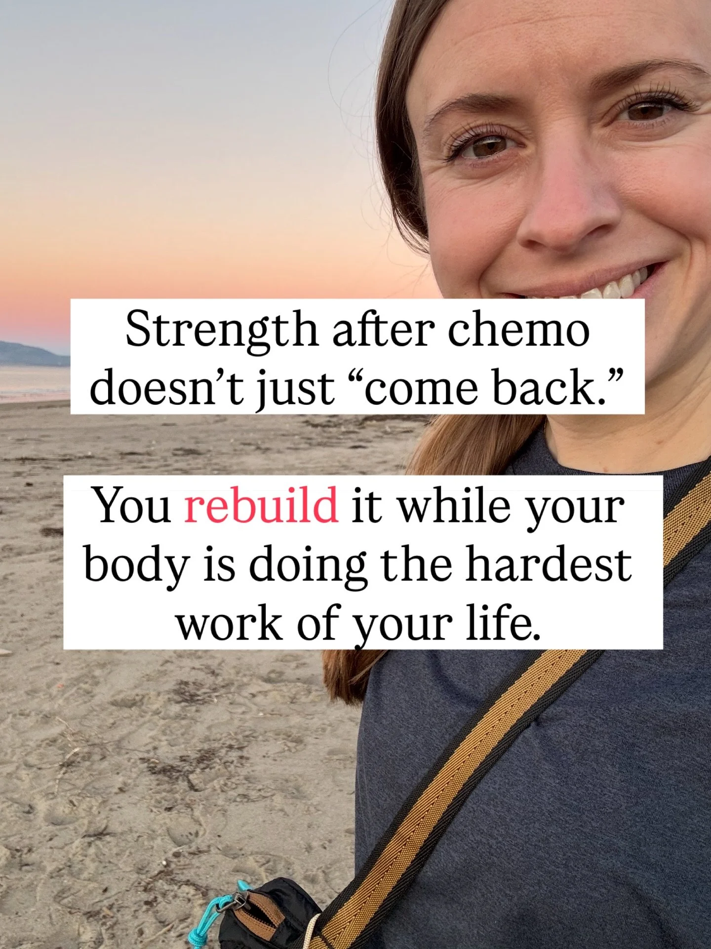 Most people think you finish chemo&hellip; then you start rebuilding strength&hellip;but nope!

If you&rsquo;re living this in real time, I need you to know:
👉your body doesn&rsquo;t wait for the &ldquo;perfect moment&rdquo; to start healing &mdash;