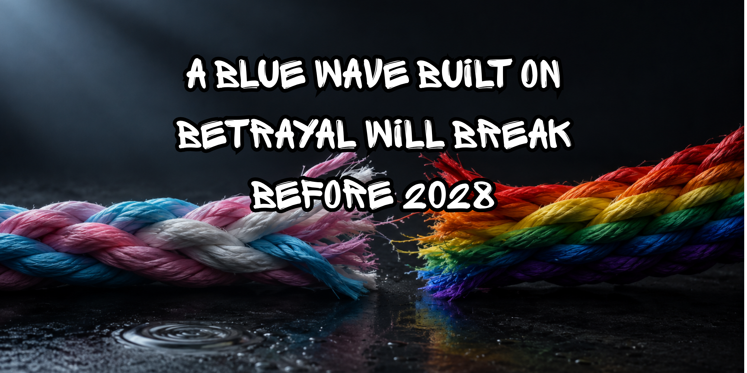 A Blue Wave Built on Betrayal Will Break Before 2028