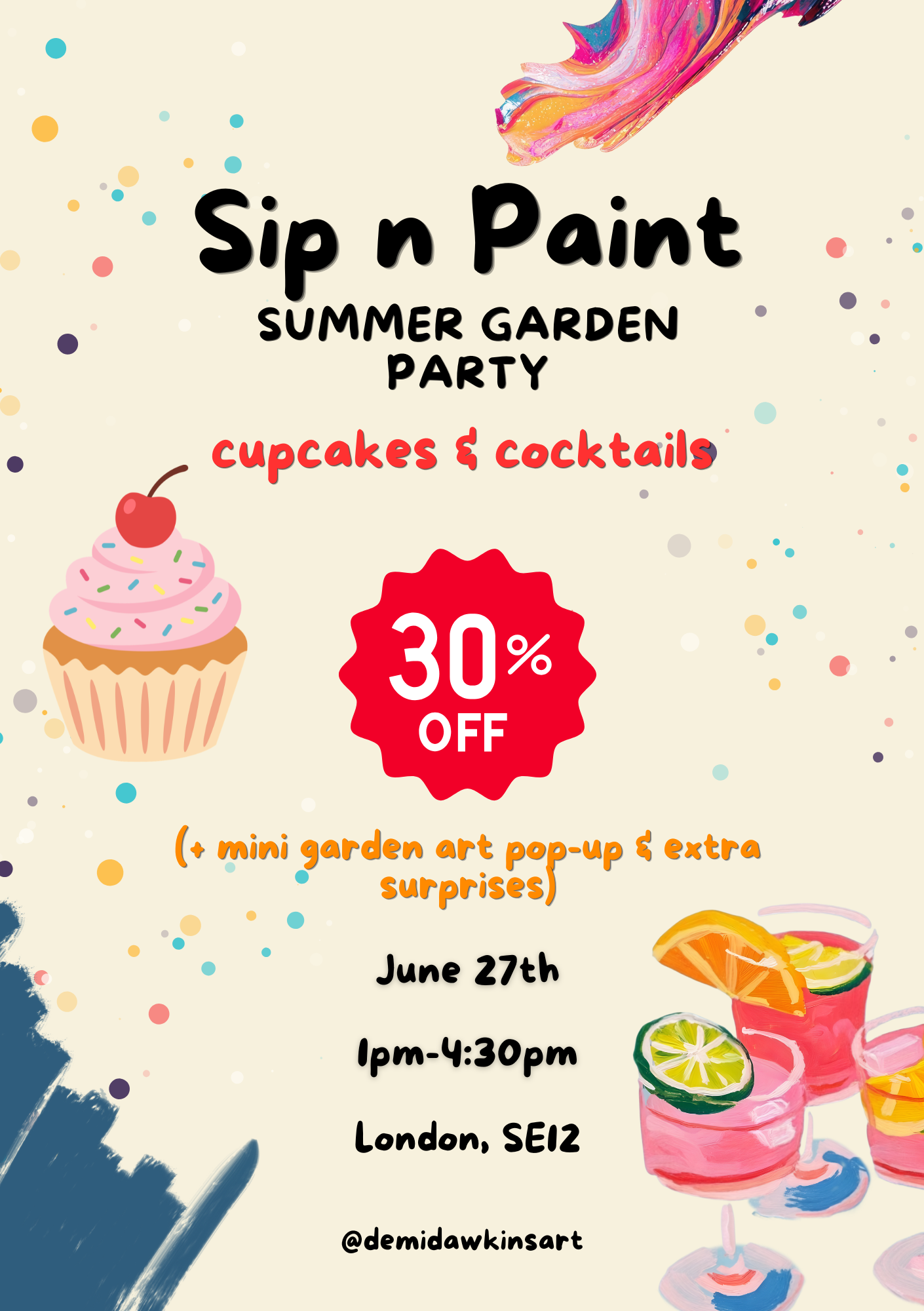 Summer Sip & Paint Ticket
