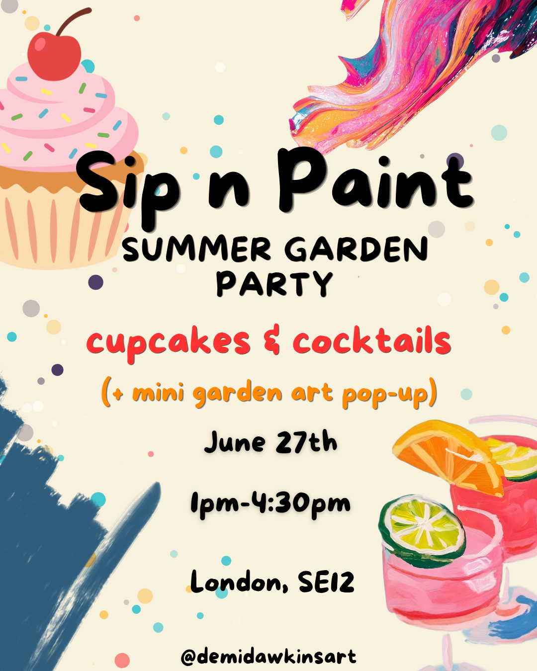 Summer Sip & Paint Ticket