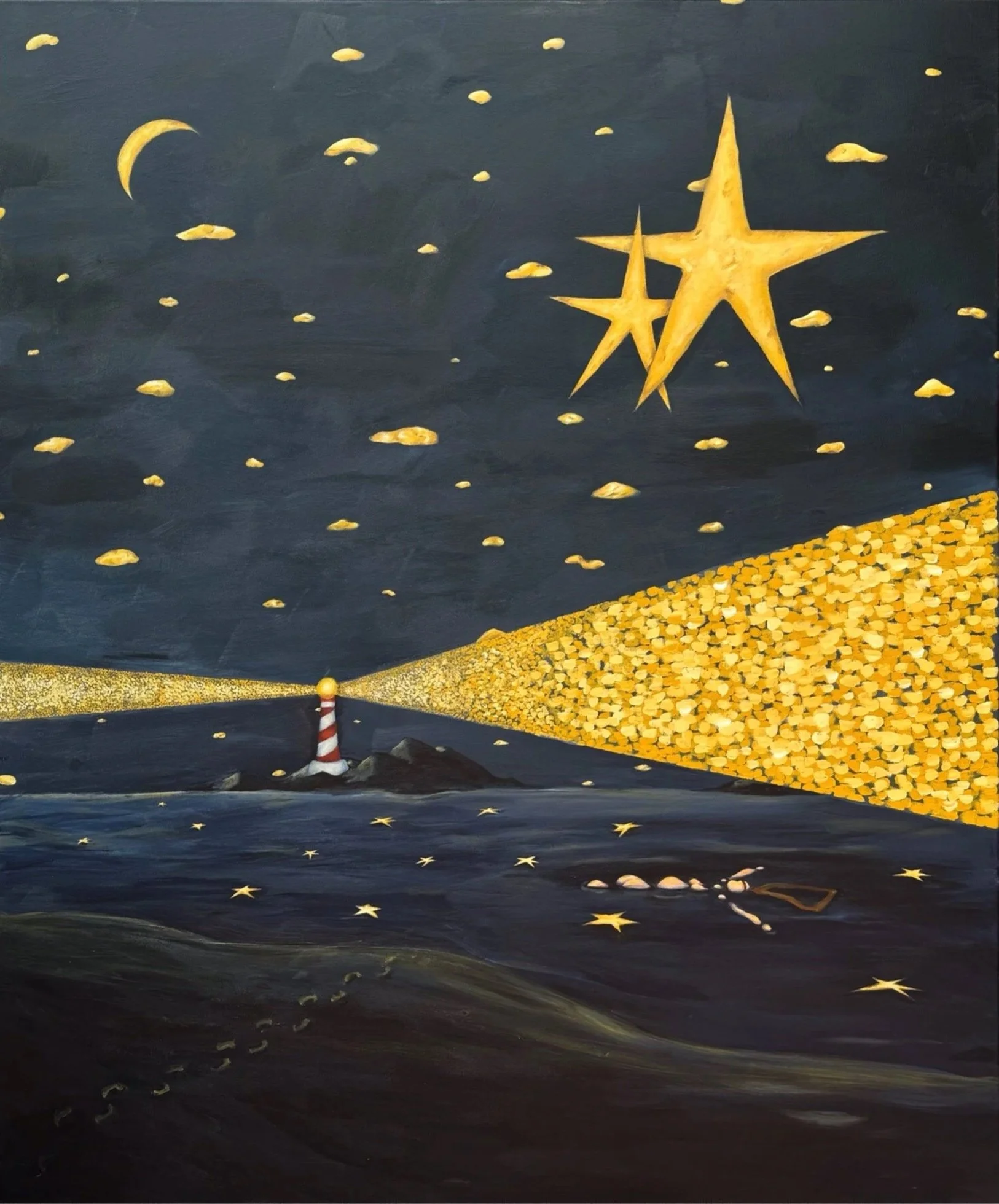 Mi Norte | 2025 | Acrílica sobre lienzo | 48" x 40"