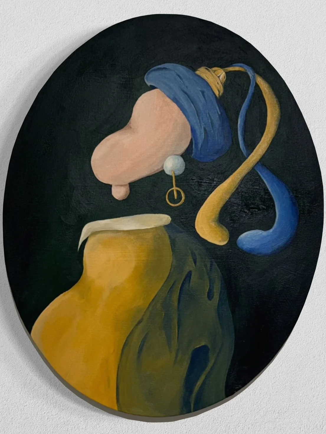 Le Dicen Perlita | 2025 | Acrílica sobre lienzo | 20" x 16"