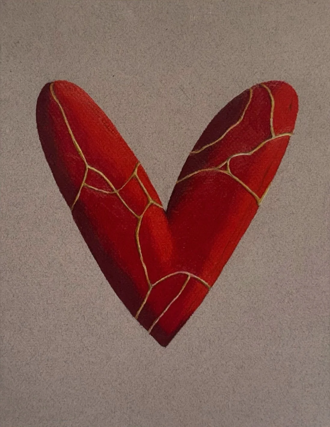 Evidencias de Algo Amado | 2025 | Lápiz de color en papel Canson | 11" x 8.5"