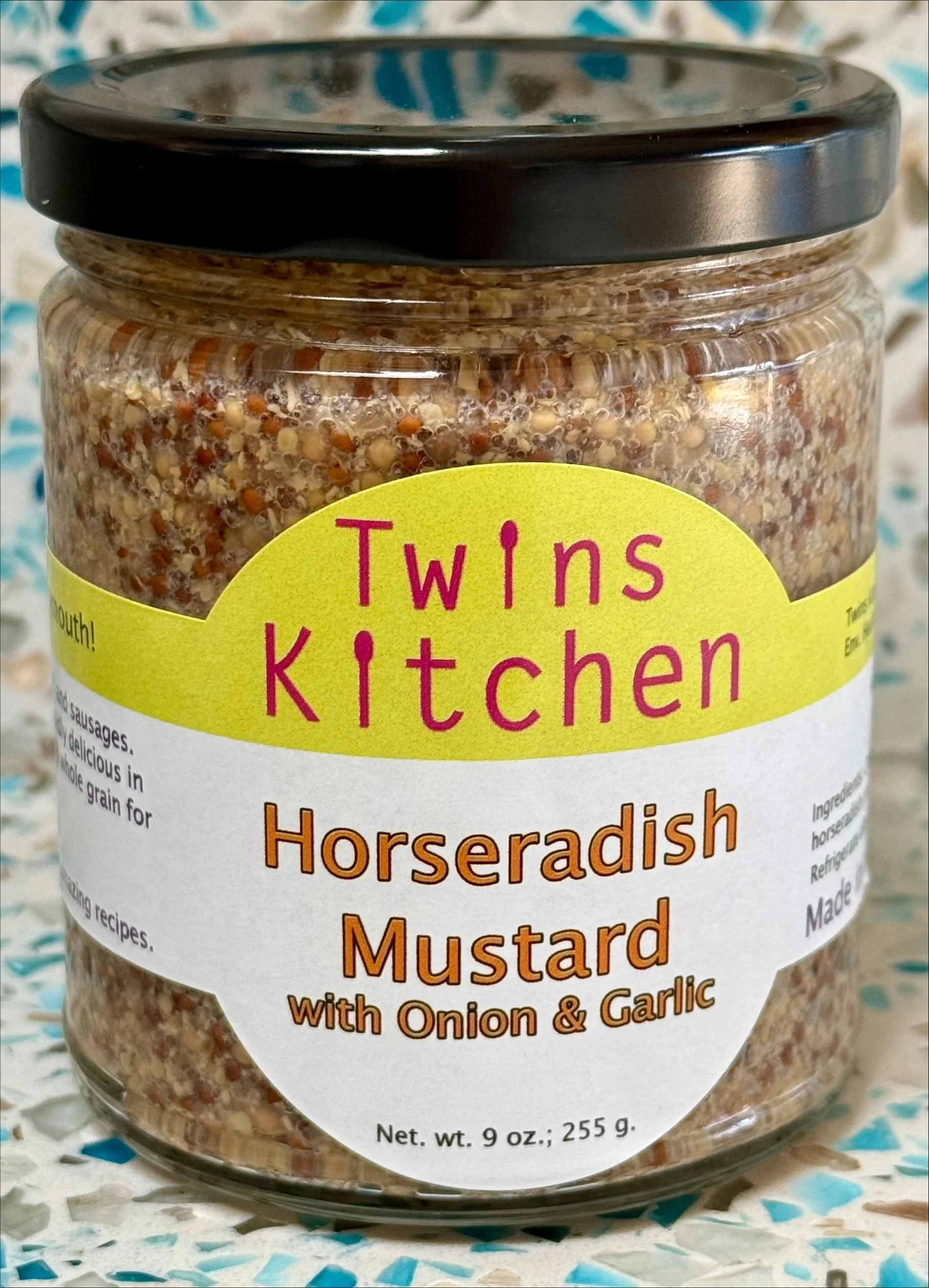 Horseradish Garlic Onion Mustard