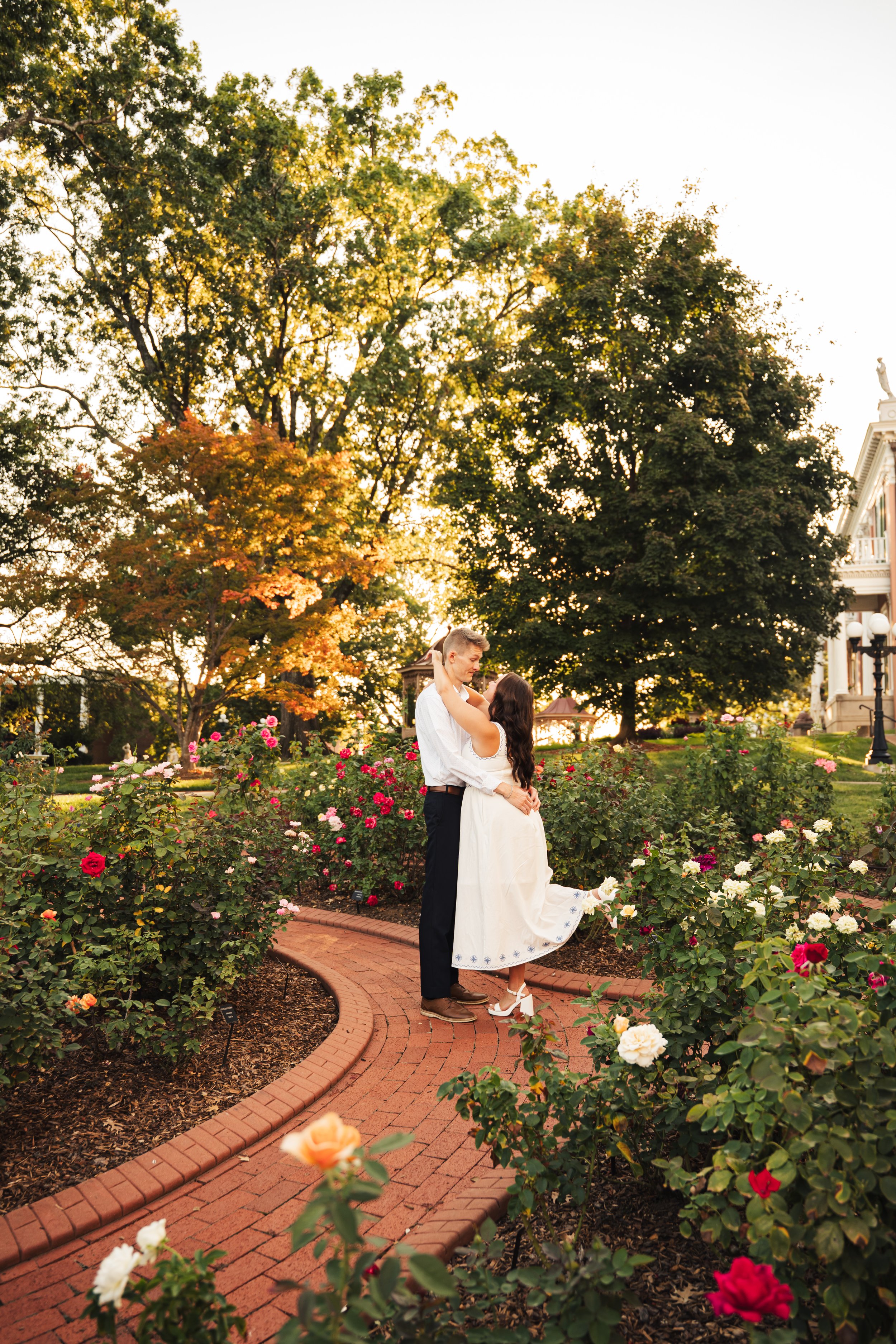 Trevor and Brie at belmont mansion engagements@kenzimariephotography-67.jpg