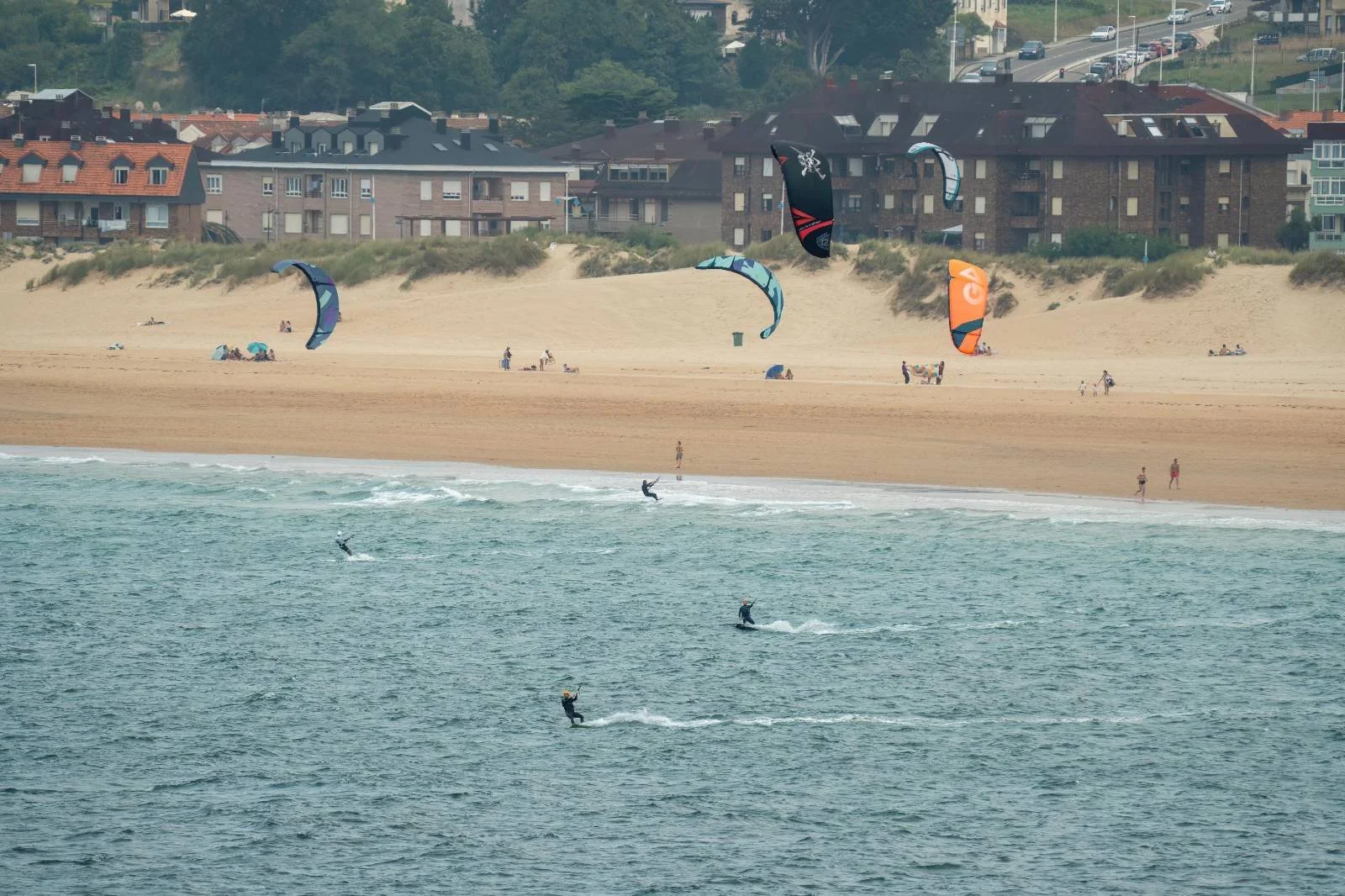Santander kite surfing